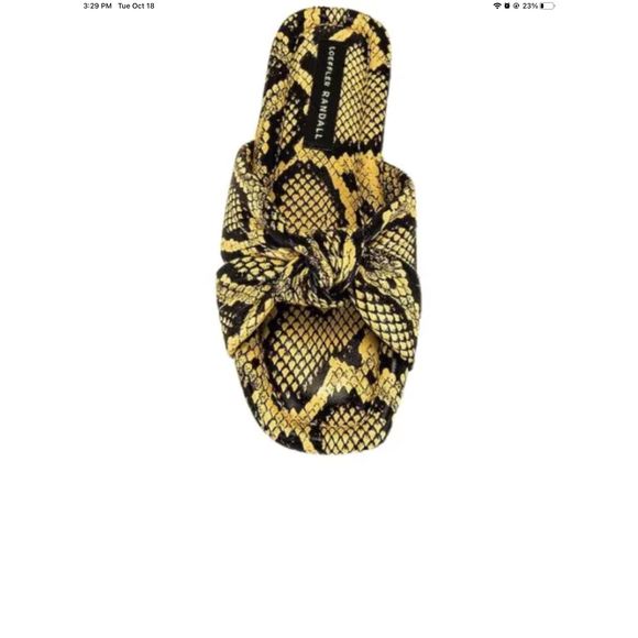 Polly Puffy Knot Sandal in Sahara Loeffler Randall Size 8 1/2 Sahara - Picture 1 of 7